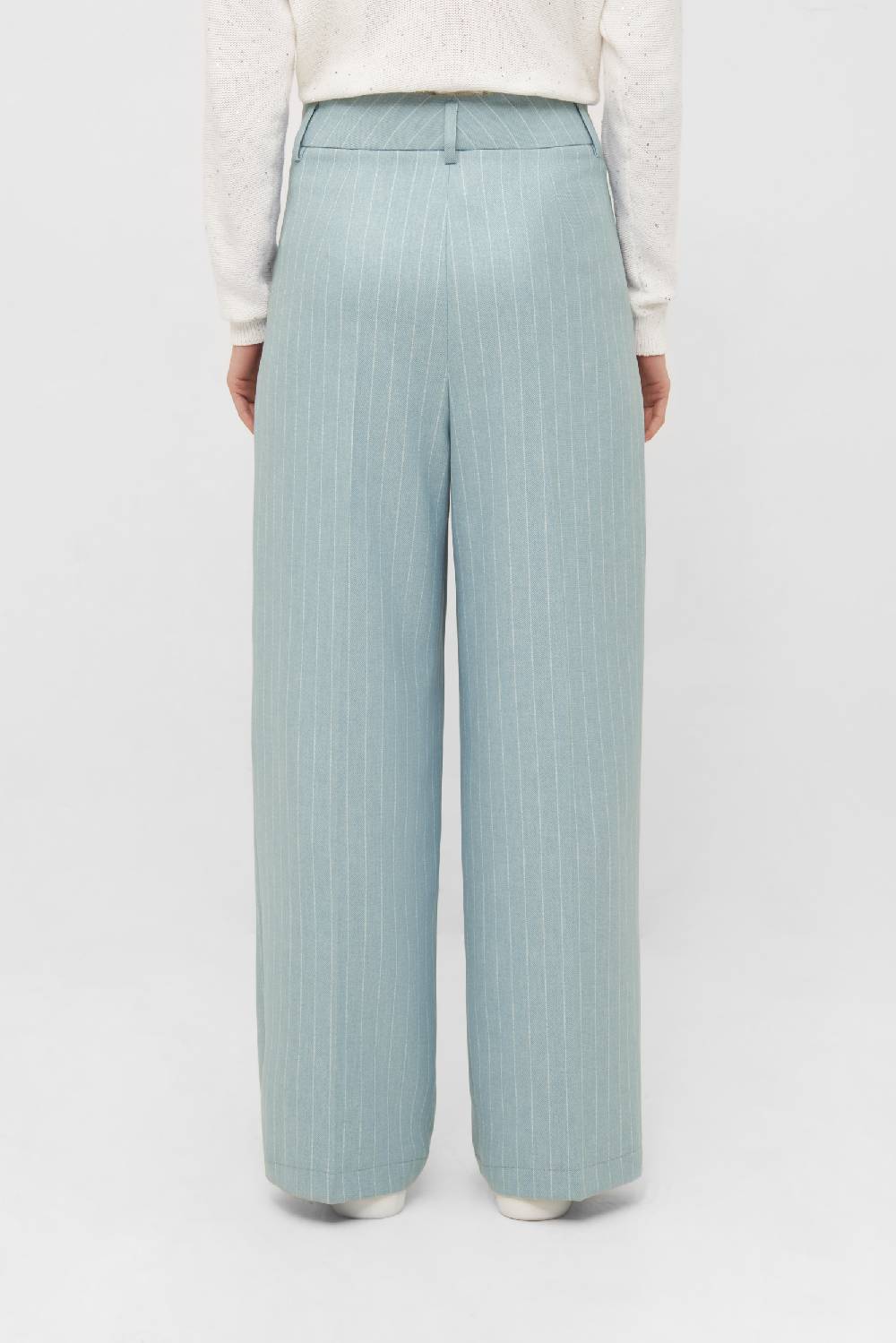 Raffaello Rossi Bundfaltenhose Wide Leg Lang High Waist Gemustert: MAYLA