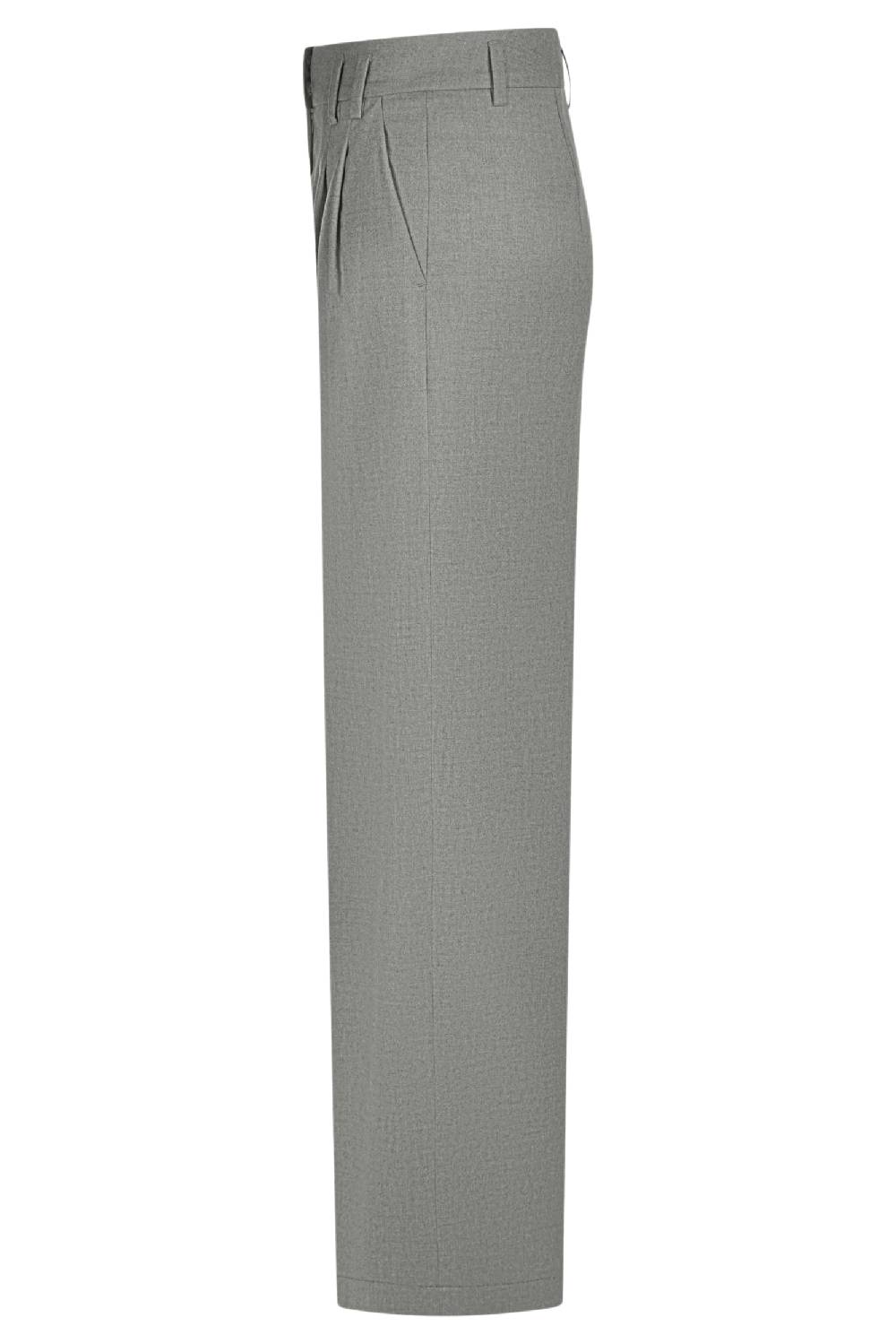 Raffaello Rossi Bundfaltenhose Wide Leg Lang High Waist Grau: MAYLA