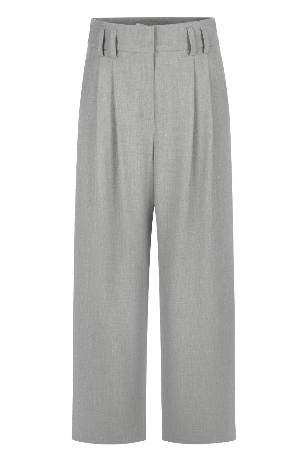 Raffaello Rossi Bundfaltenhose Wide Leg Lang High Waist Grau: MAYLA