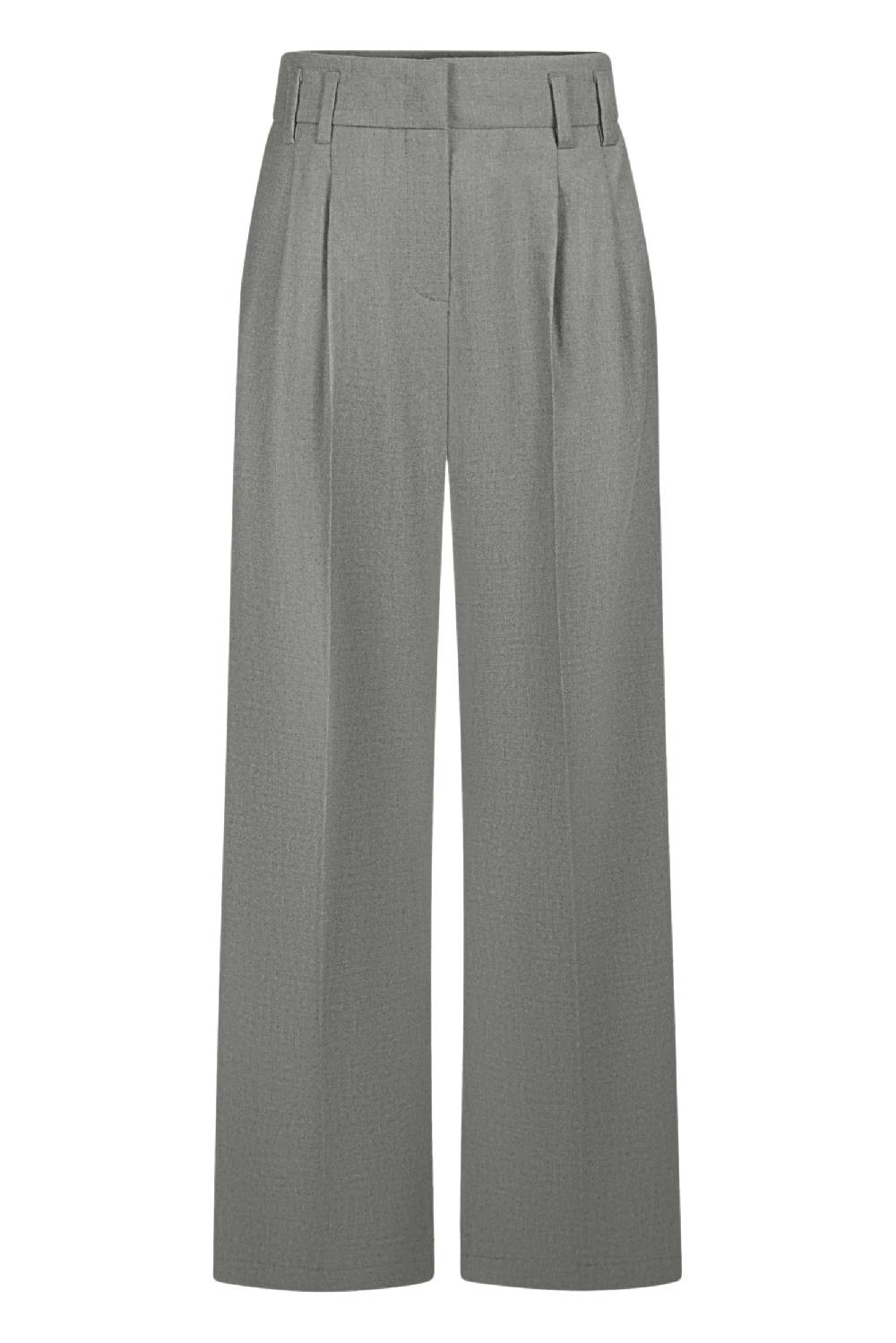 Raffaello Rossi Bundfaltenhose Wide Leg lang High Waist grau: MAYLA