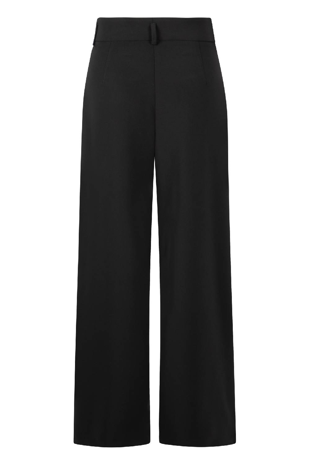 Raffaello Rossi Bundfaltenhose Wide Leg Lang High Waist Schwarz: MAYLA