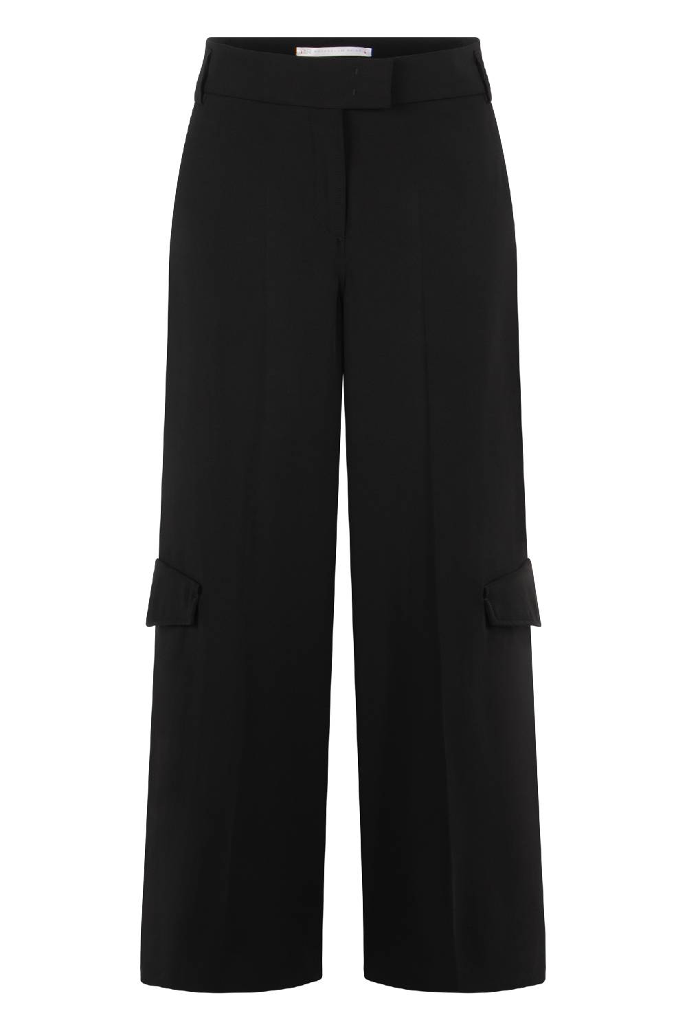 Raffaello Rossi Cargo Wide Leg Verkürzt -7/8 High Waist Schwarz: JASCHA