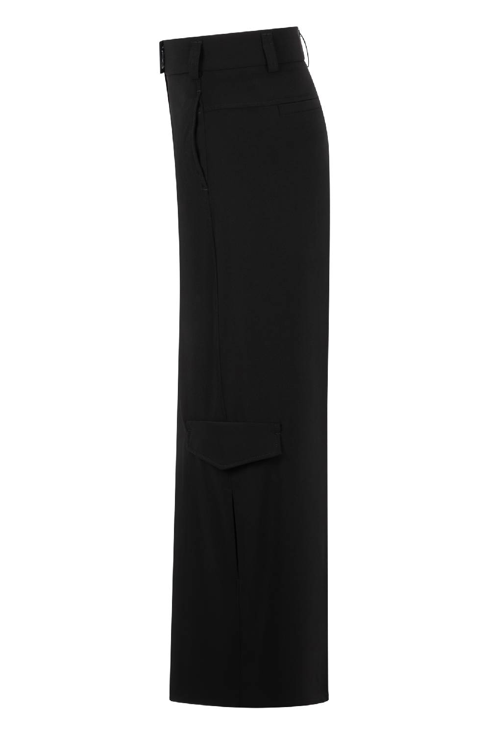 Raffaello Rossi Cargo Wide Leg Verkürzt -7/8 High Waist Schwarz: JASCHA