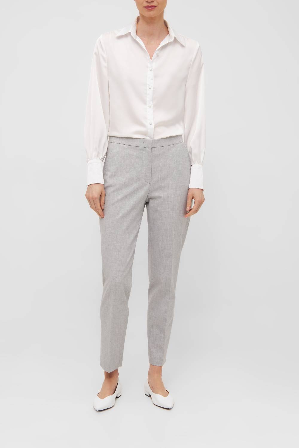 Raffaello Rossi Cigarette Slim Lang Mid Waist Schwarz: DORO