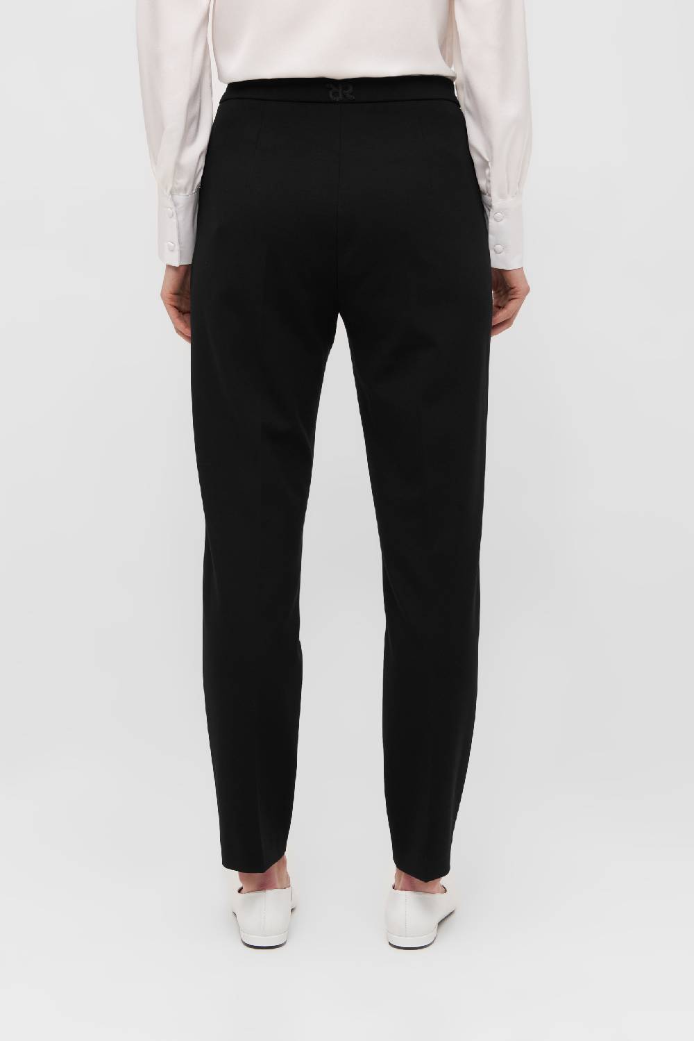 Raffaello Rossi Cigarette Slim Lang Mid Waist Schwarz: DORO