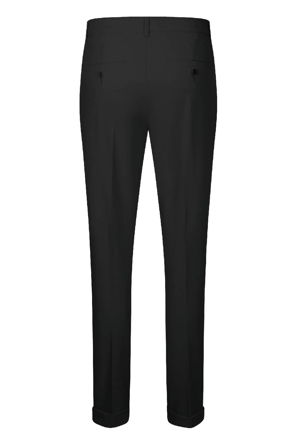 Raffaello Rossi Cigarette Slim Lang Mid Waist Schwarz: UTE
