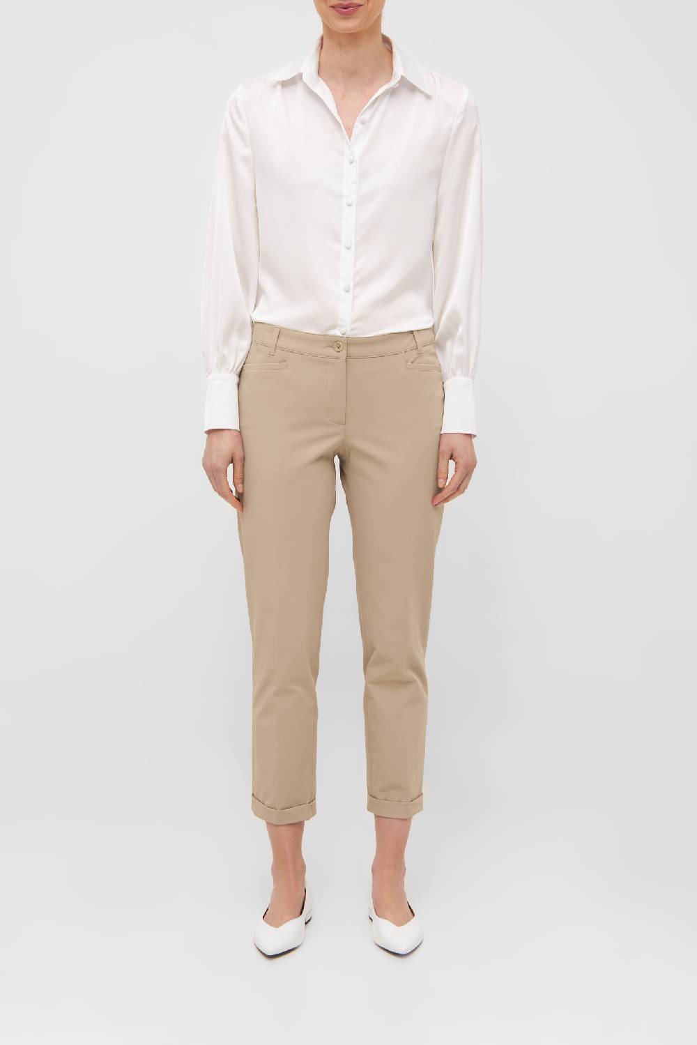 Raffaello Rossi Cigarette Slim Verkürzt -7/8 Mid Waist Schwarz: UTE 7/8