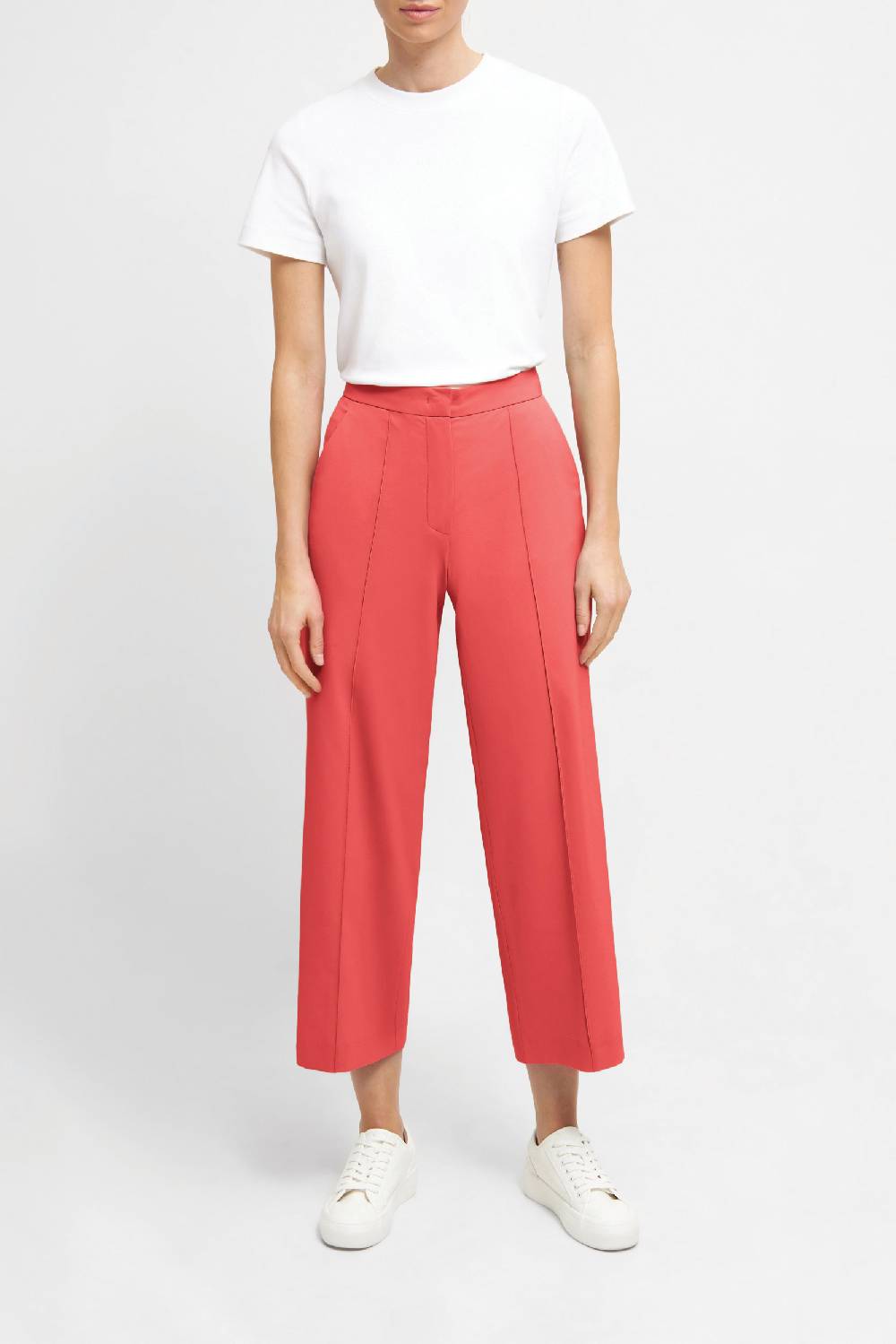 Raffaello Rossi Culotte Wide Leg Verkürzt -6/8 High Waist Schwarz: PALINA 6/8 R