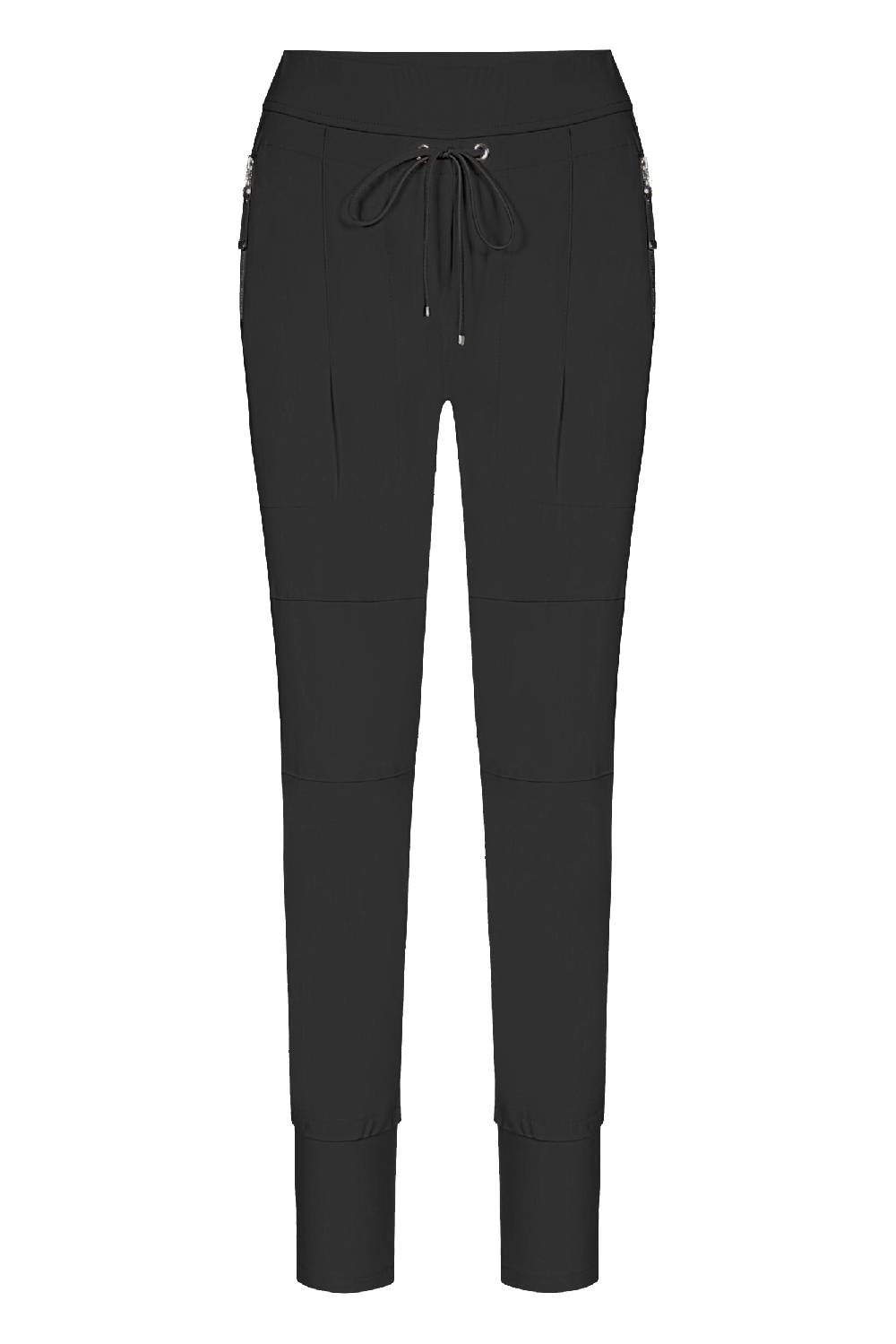 Raffaello Rossi Joggpant Relaxed lang Mid Waist schwarz: CANDY