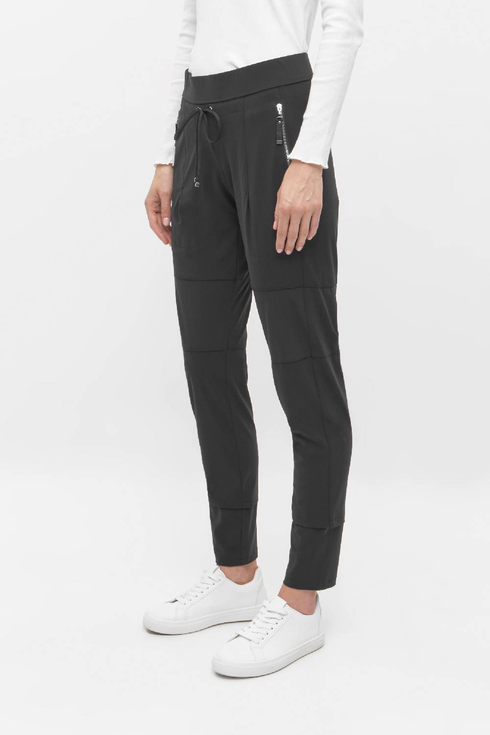 Raffaello Rossi Joggpant Relaxed lang Mid Waist schwarz: CANDY LONG