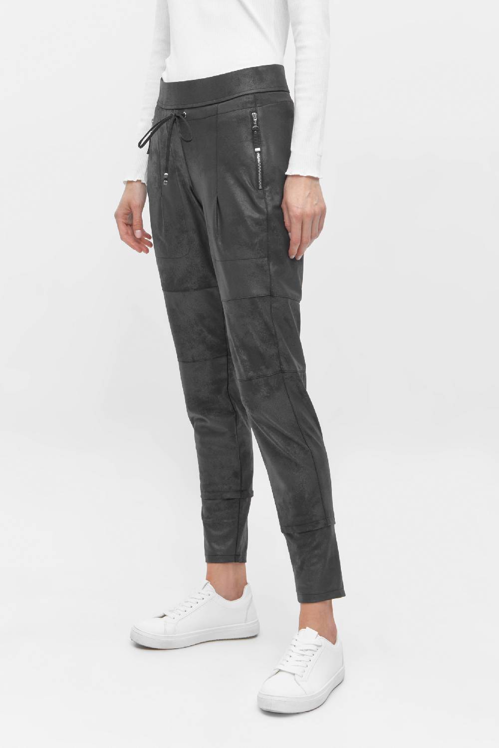 Raffaello Rossi Joggpant Relaxed lang Mid Waist schwarz: CANDY