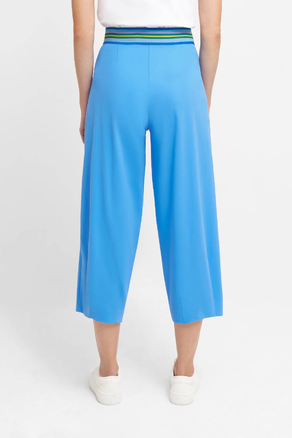 Raffaello Rossi Joggpant Relaxed Verkürzt -6/8 Mid Waist Blau: SALLY 6/8 RIBBON
