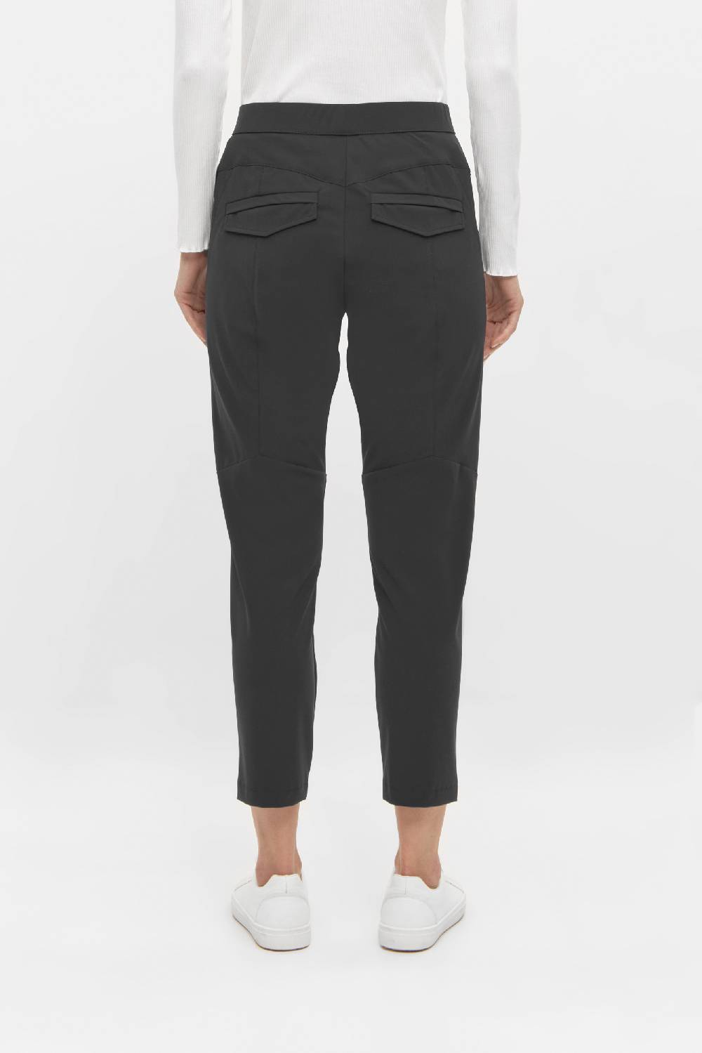 Raffaello Rossi Joggpant Relaxed Verkürzt -7/8 Mid Waist Schwarz: HOLLY