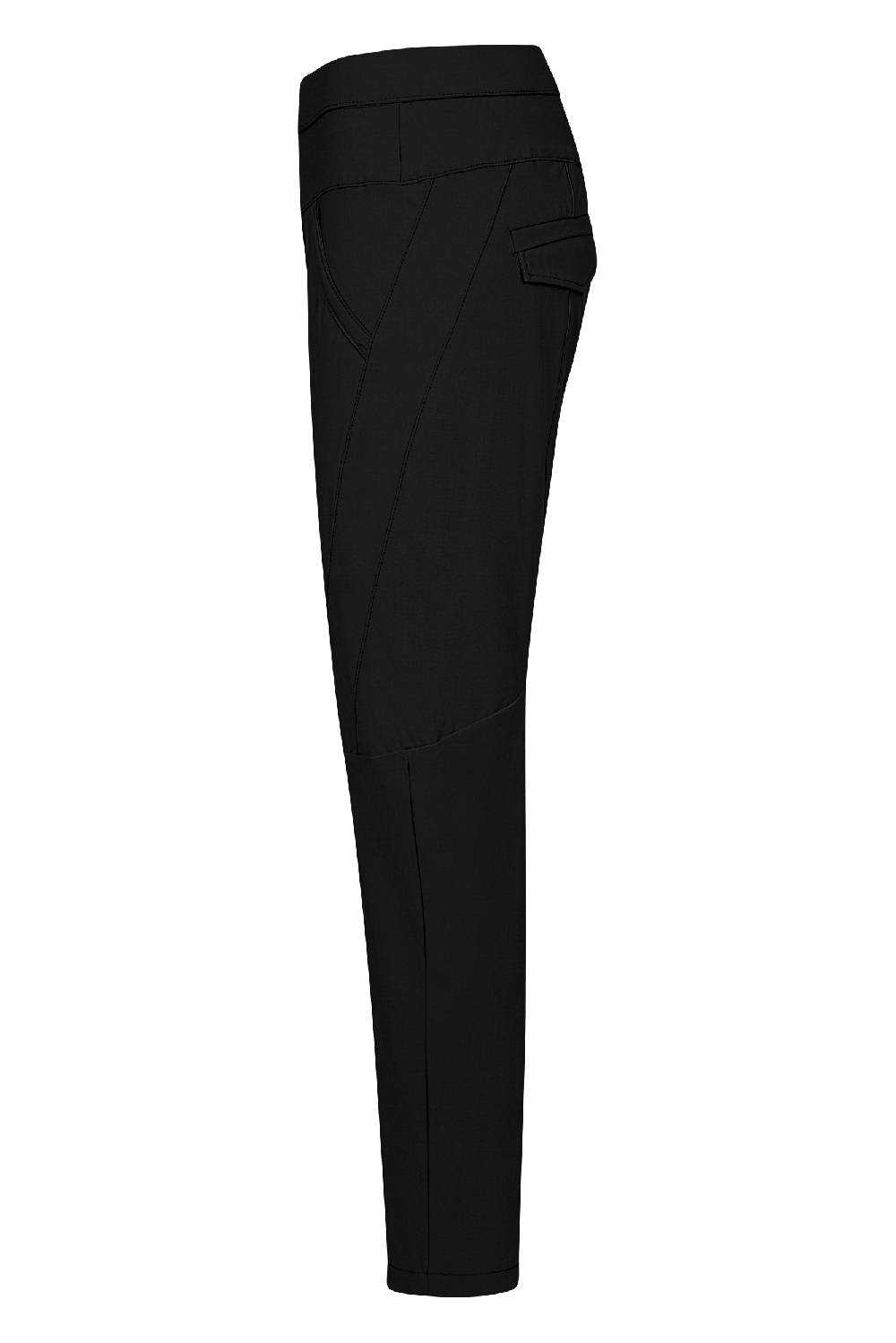 Raffaello Rossi Joggpant Relaxed Verkürzt -7/8 Mid Waist Schwarz: HOLLY