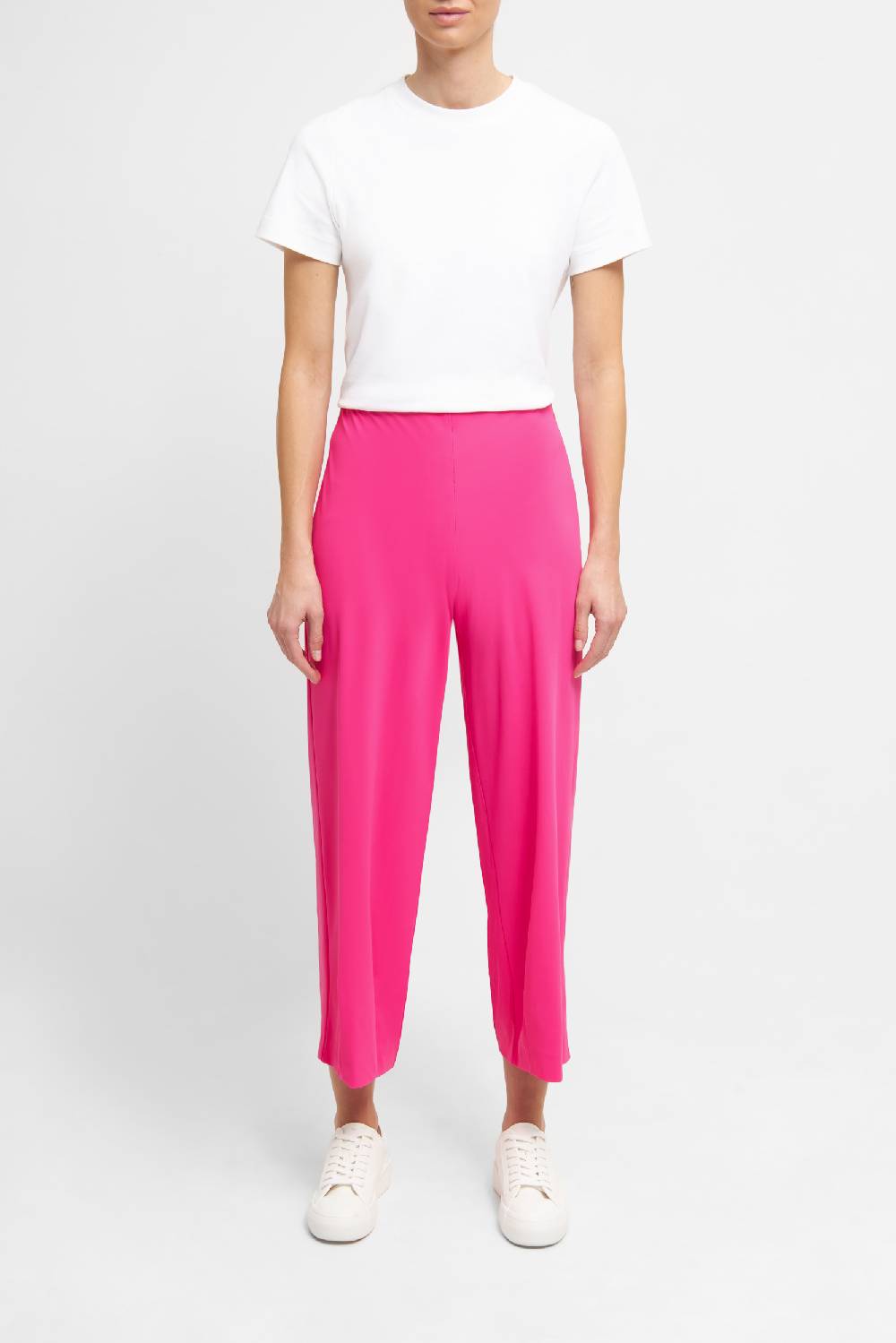 Raffaello Rossi Joggpant Relaxed Verkürzt -7/8 Mid Waist Schwarz: SALLY 7/8