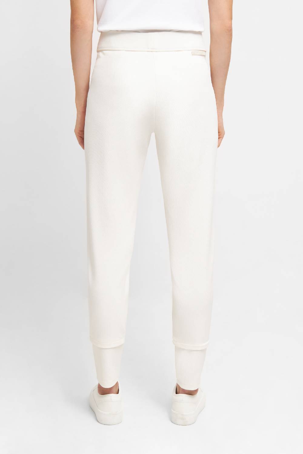 Raffaello Rossi Joggpant Relaxed Verkürzt -7/8 Mid Waist Weiß: CANDY O