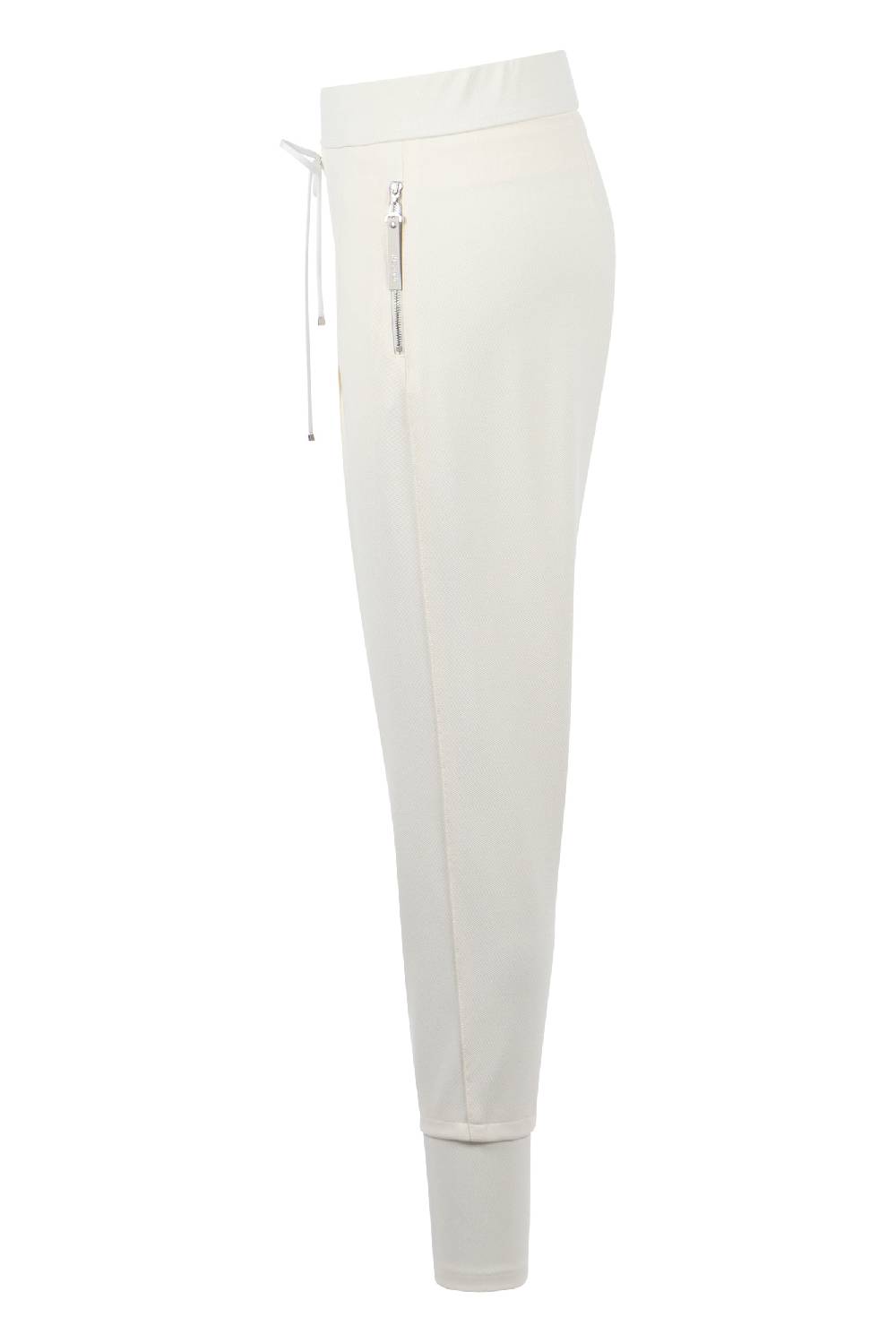 Raffaello Rossi Joggpant Relaxed Verkürzt -7/8 Mid Waist Weiß: CANDY O