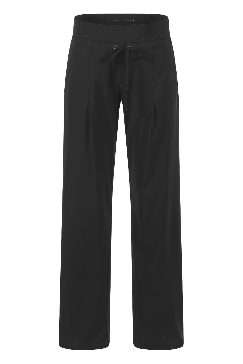 Raffaello Rossi Joggpant Straight Lang Mid Waist Schwarz: CANDICE STRAIGHT