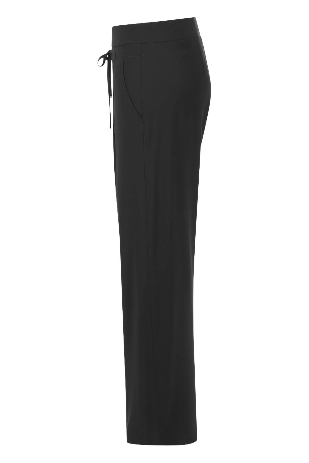 Raffaello Rossi Joggpant Straight Lang Mid Waist Schwarz: CANDICE STRAIGHT