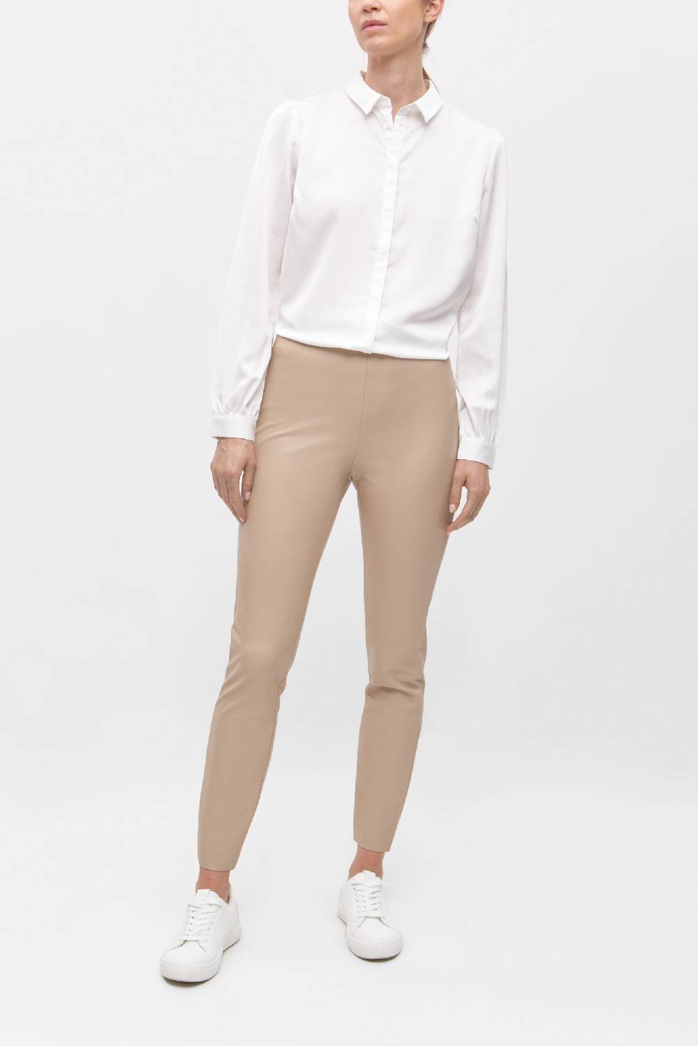Raffaello Rossi Leggins Skinny Lang Mid Waist Grau: RESA