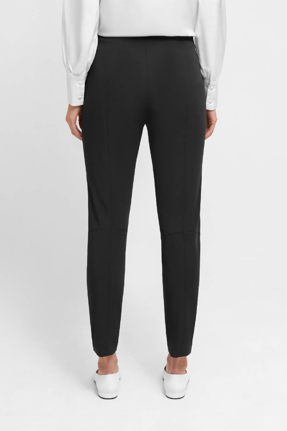 Raffaello Rossi Leggins Slim Lang Mid Waist Schwarz: GIGA