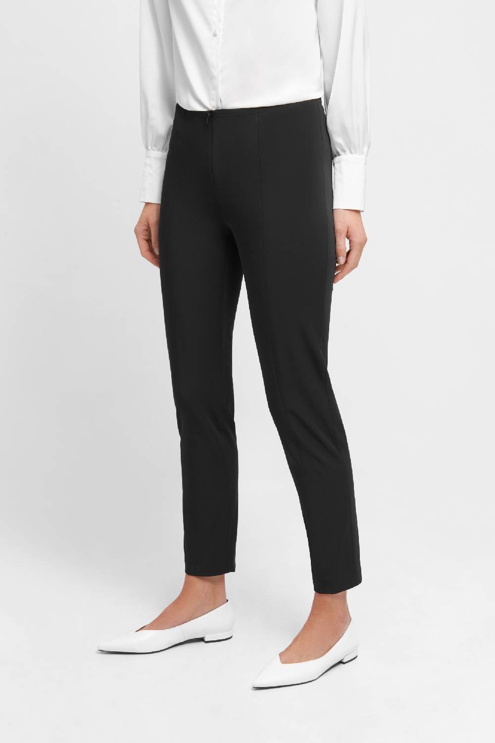 Raffaello Rossi Leggins Slim lang Mid Waist schwarz: GIGA