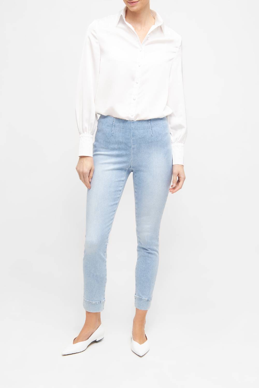 Raffaello Rossi Leggins Slim Verkürzt -7/8 Low Waist Grau: PENNY