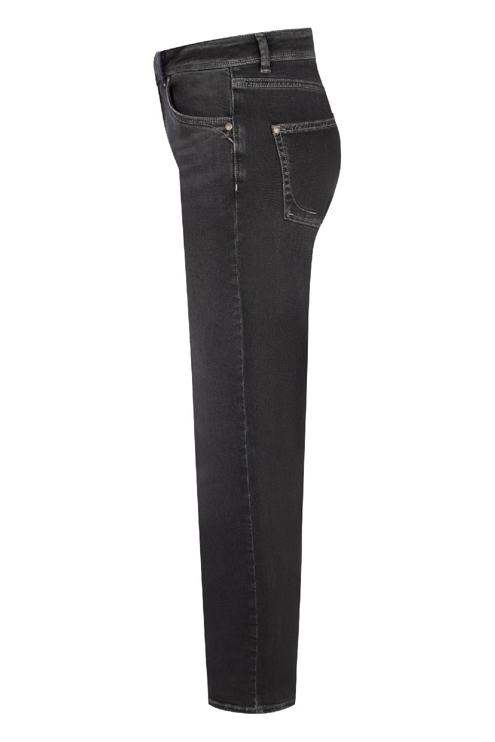 Raffaello Rossi Marlenehose Straight Lang Mid Waist Grau: KIRA B