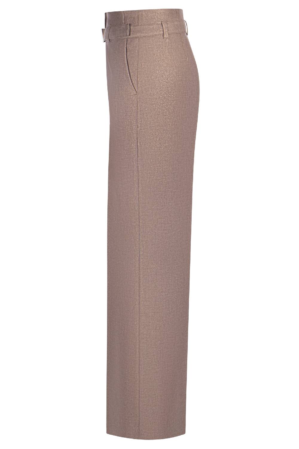 Raffaello Rossi Marlenehose Wide Leg Lang High Waist Beige: ANAIS