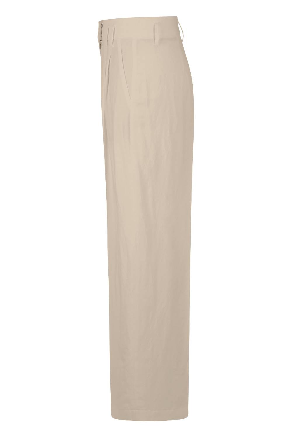 Raffaello Rossi Marlenehose Wide Leg Lang High Waist Beige: MAYLA