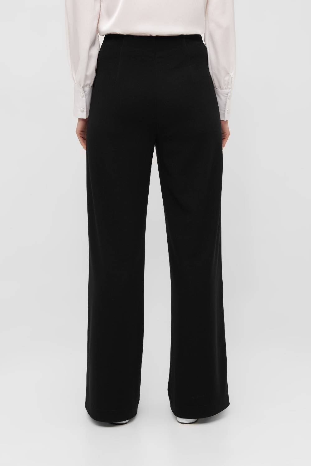 Raffaello Rossi Marlenehose Wide Leg Lang High Waist Blau: VIKA