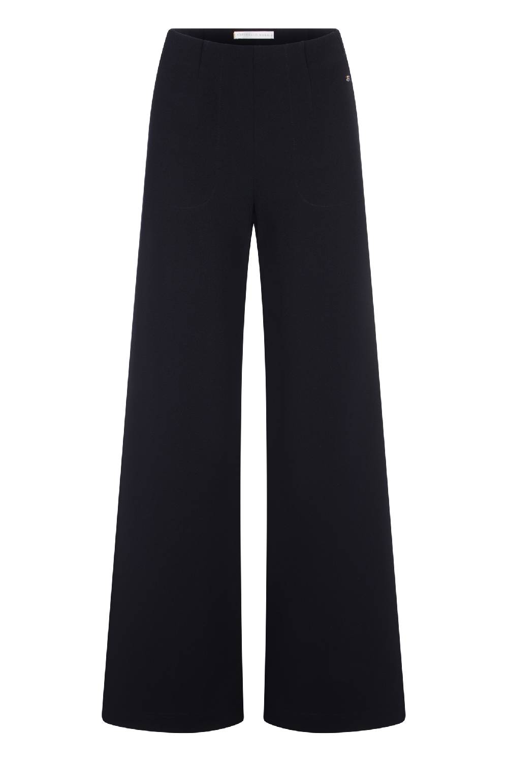 Raffaello Rossi Marlenehose Wide Leg Lang High Waist Blau: VIKA