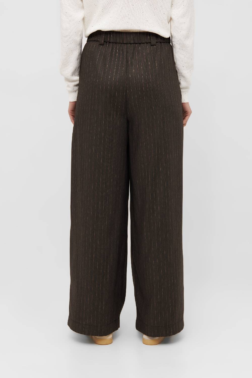 Raffaello Rossi Marlenehose Wide Leg Lang High Waist Gemustert: DOMINIQUE