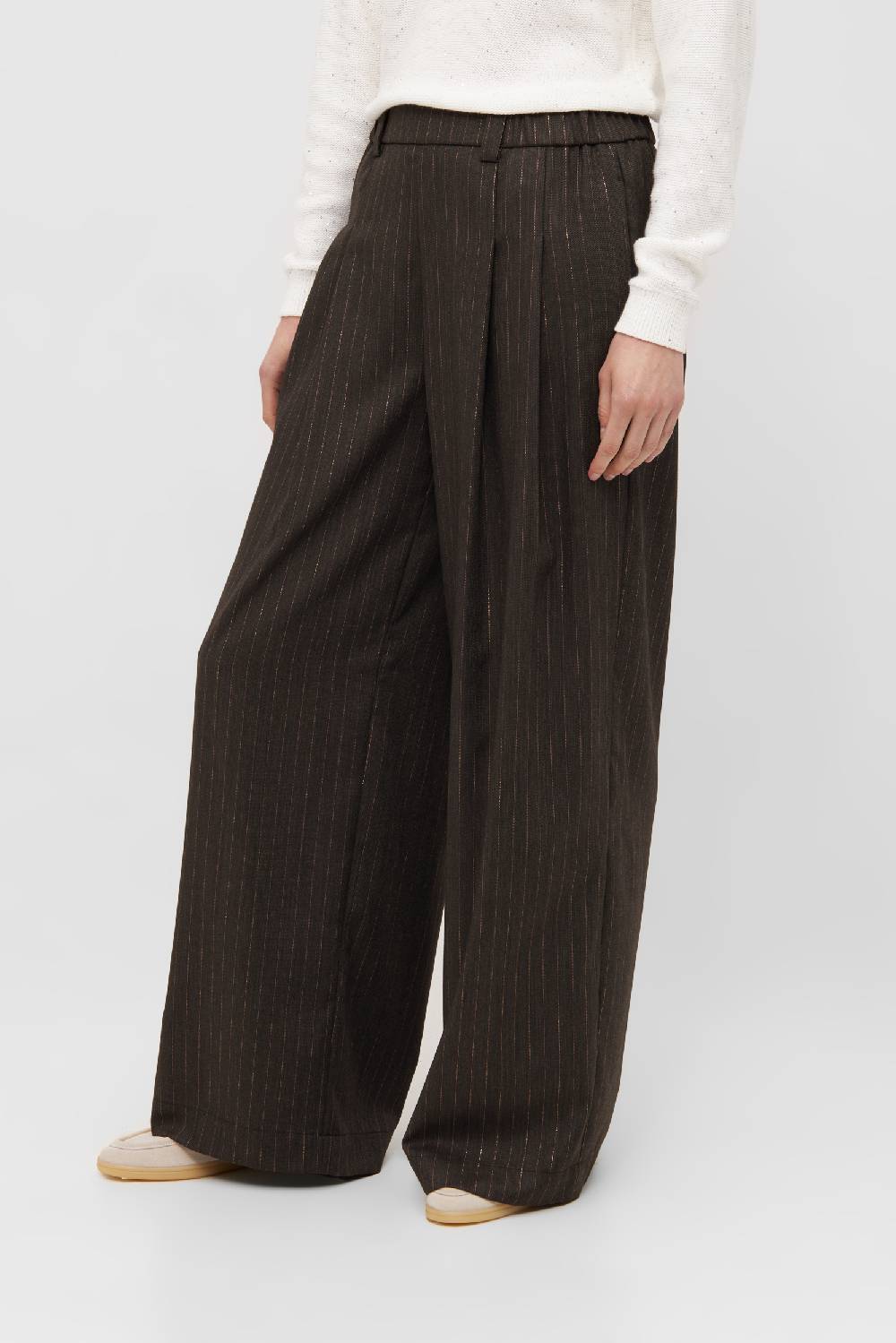 Raffaello Rossi Marlenehose Wide Leg lang High Waist gemustert: DOMINIQUE