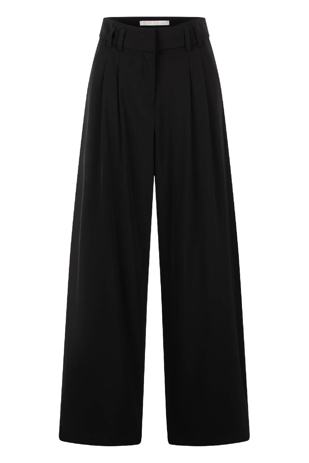 Raffaello Rossi Marlenehose Wide Leg Lang High Waist Schwarz: MAYLA