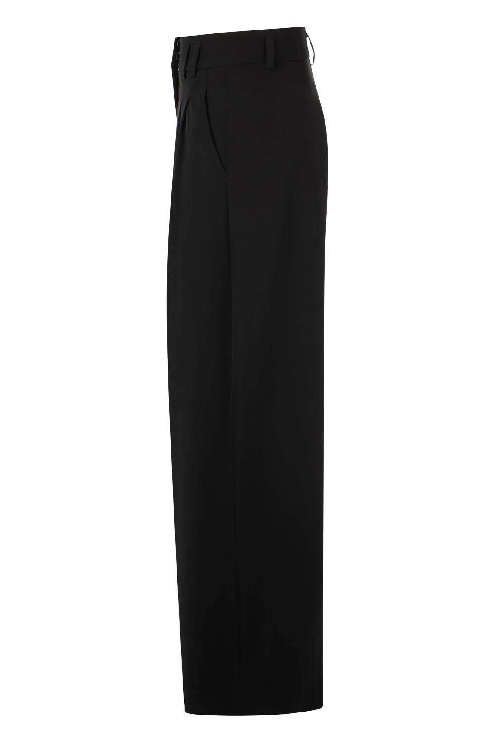 Raffaello Rossi Marlenehose Wide Leg Lang High Waist Schwarz: MAYLA