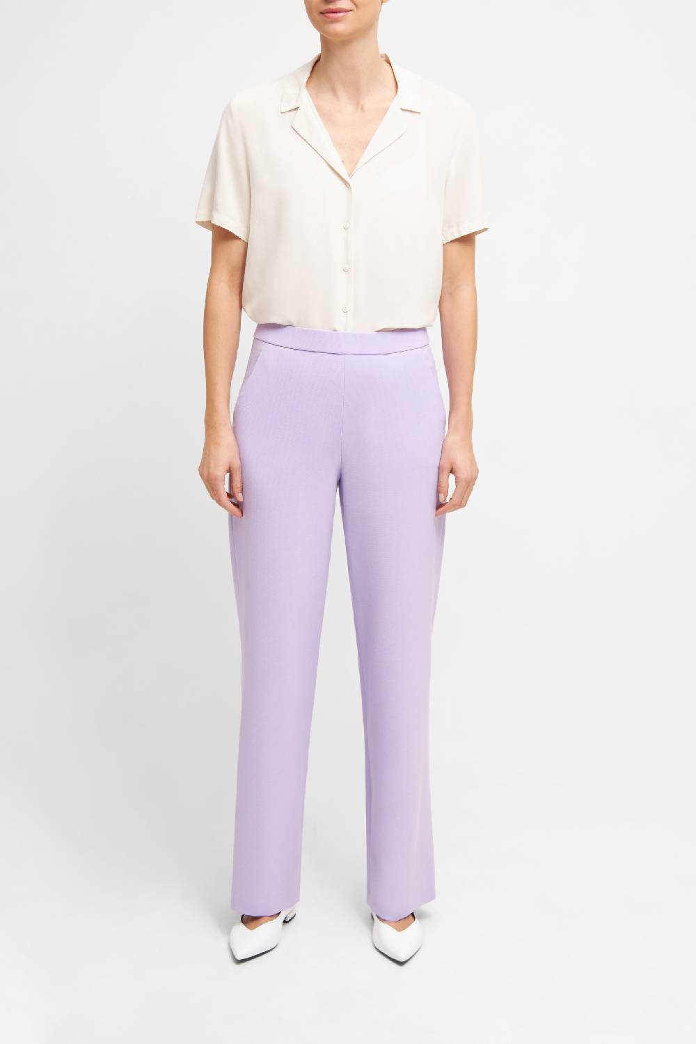 Raffaello Rossi Marlenehose Wide Leg Lang High Waist Schwarz: PALINA LONG