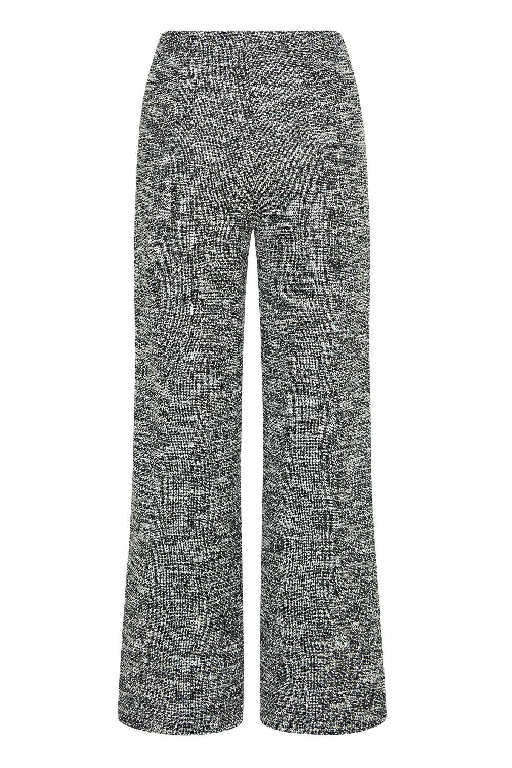 Raffaello Rossi Marlenehose Wide Leg Lang Mid Waist Schwarz: ELAINE