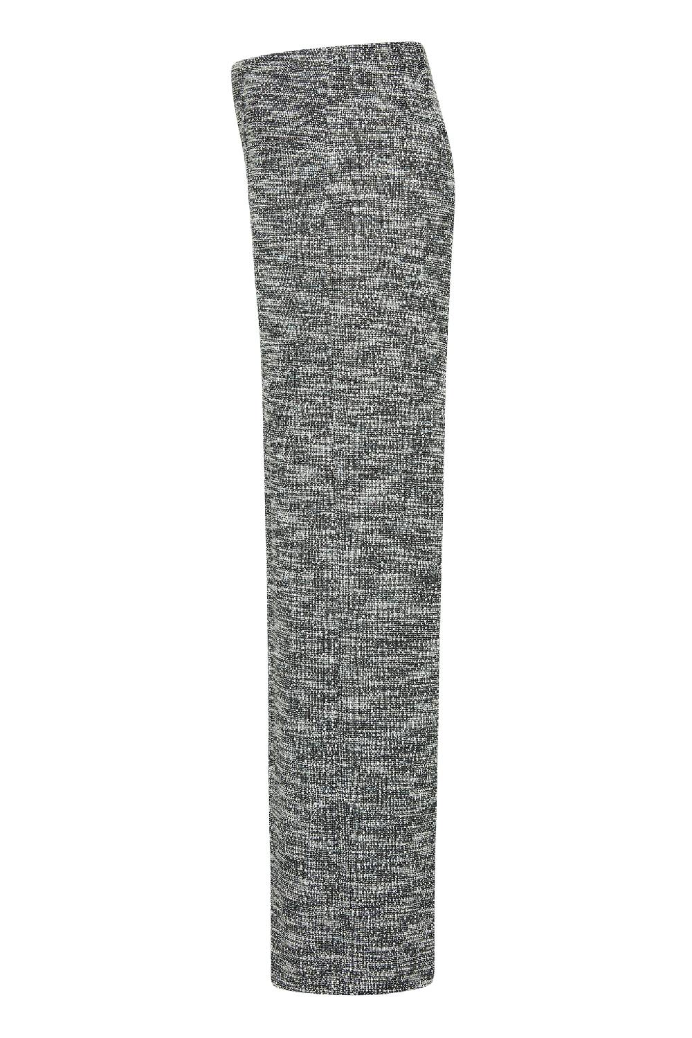 Raffaello Rossi Marlenehose Wide Leg Lang Mid Waist Schwarz: ELAINE