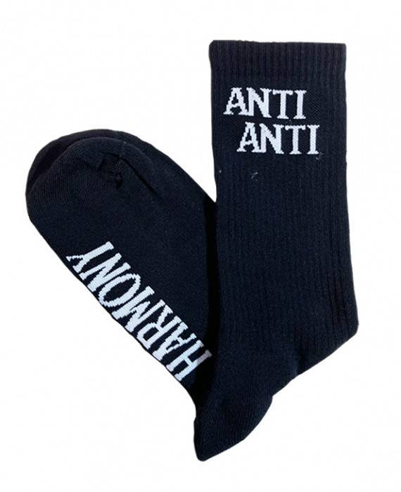 Rebel Rockers Anti Sneaker Sock blk