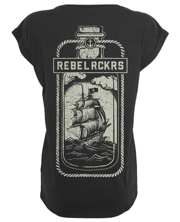 Rebel Rockers Bottle Girl Loosefit Tee