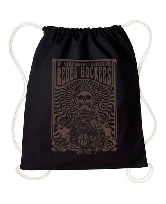 Rebel Rockers Ghost Sporty Bag blk