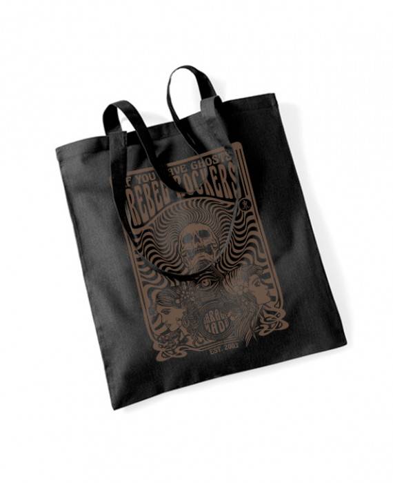 Rebel Rockers Ghost Tote Bag blk