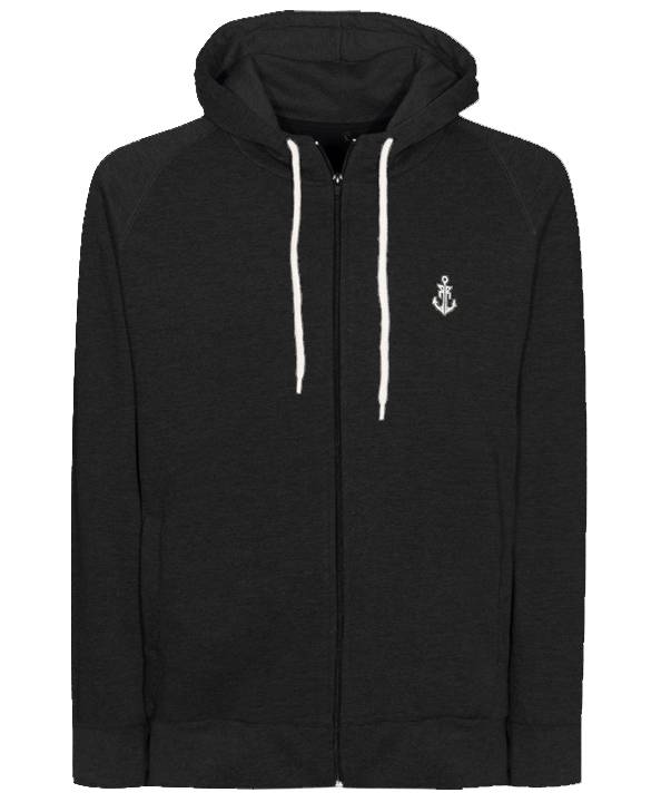 Rebel Rockers Girl Anchor Zipper