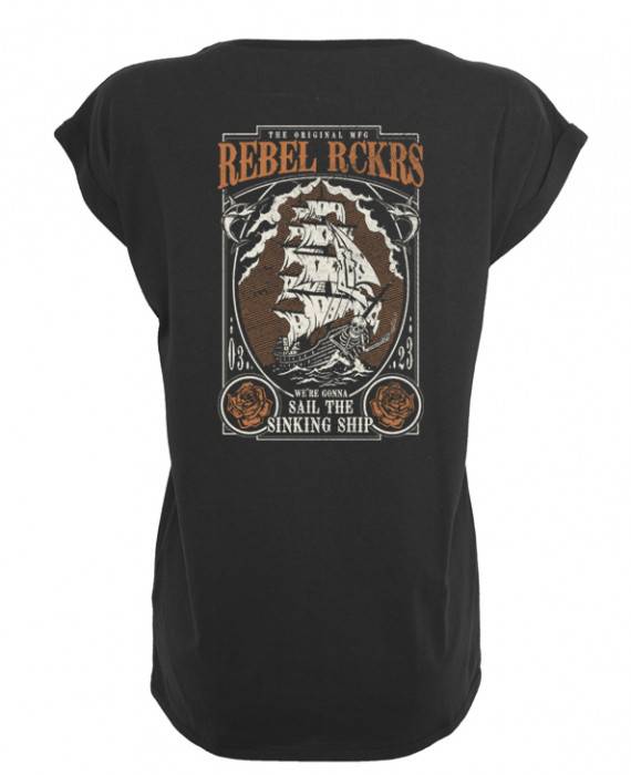 Rebel Rockers Girl Loosefit Tee Sinking
