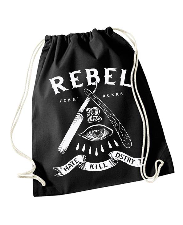 Rebel Rockers HKD Sporty Bag blk
