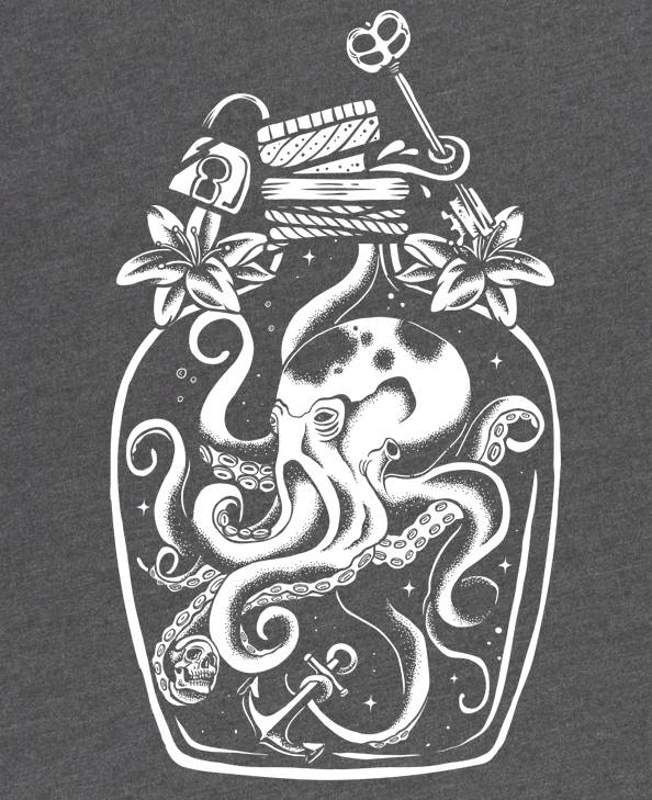 Rebel Rockers Octo Girl Loosefit Tee