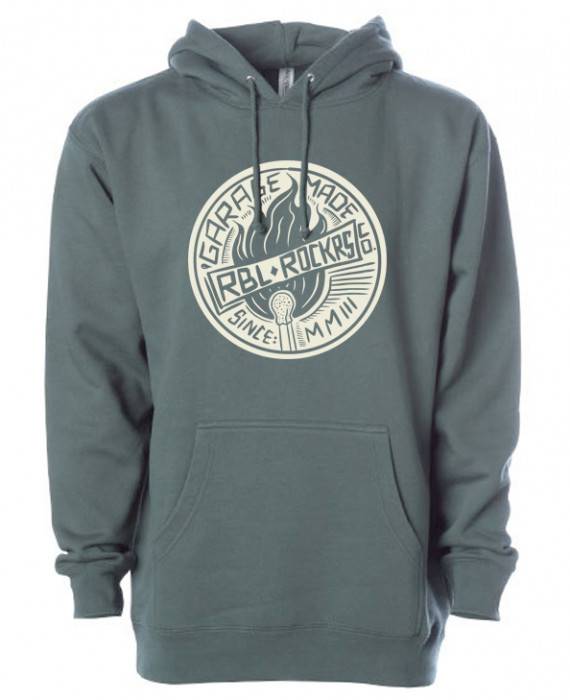 Rebel Rockers Oversized Hooded Match dagreen