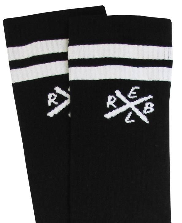Rebel Rockers Tube Sock X blk