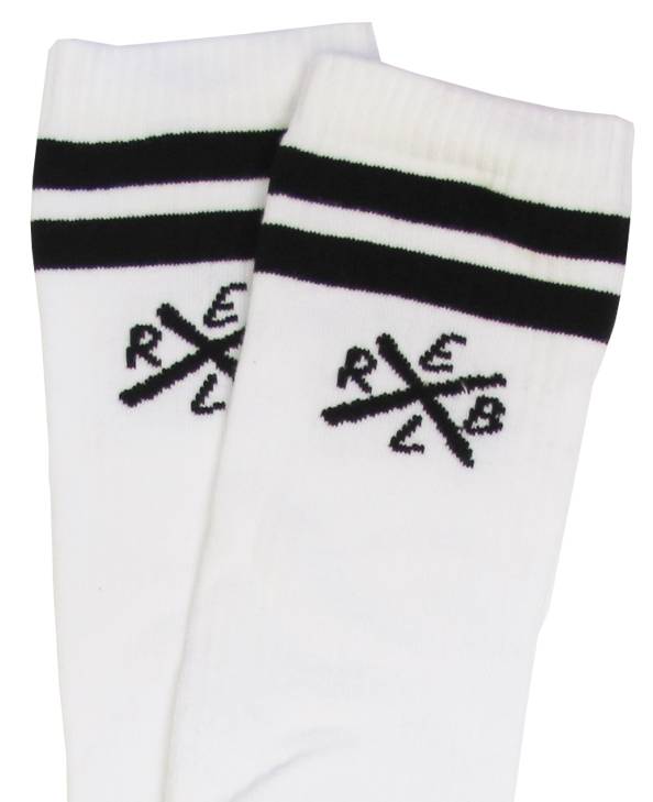 Rebel Rockers Tube Sock X wht